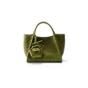The Emma Satchel Avocado Green