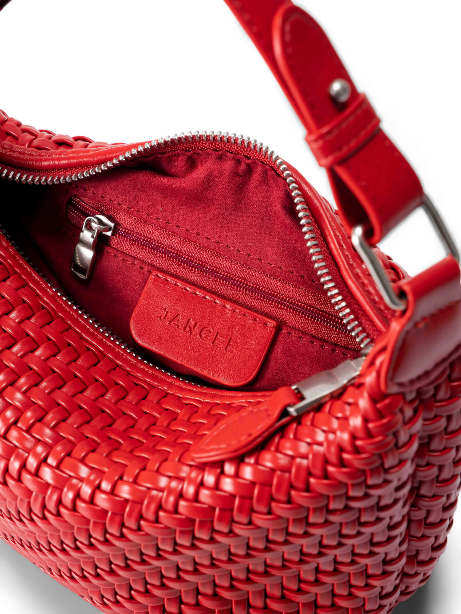 The Hana Hobo Crimson Red